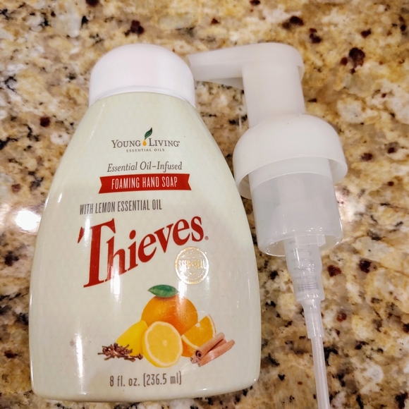 Young Living Thieves foaming hand soap